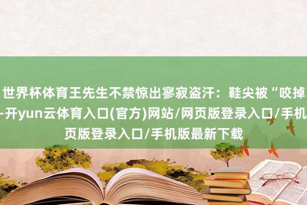 世界杯体育王先生不禁惊出寥寂盗汗：鞋尖被“咬掉”了一大块-开yun云体育入口(官方)网站/网页版登录入口/手机版最新下载