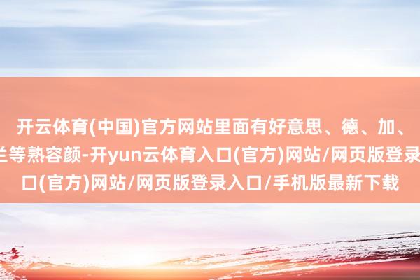 开云体育(中国)官方网站里面有好意思、德、加、澳、瑞典、丹麦、荷兰等熟容颜-开yun云体育入口(官方)网站/网页版登录入口/手机版最新下载